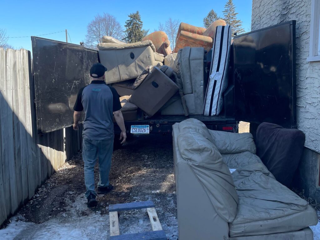 Hoarder Clean Out Services in Minnesota.